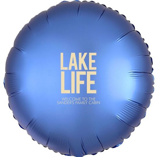 Lake Life Mylar Balloons